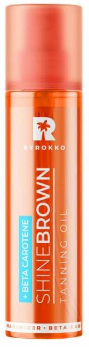 Savaiminio įdegio aliejus Byrokko Shine Brown Beta Carotene Oil, 150 ml