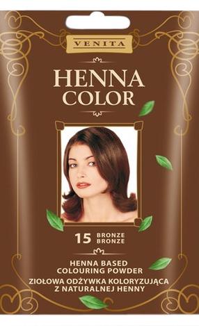 Spalvota pudra Venita Henna Color, bronzos, Bronze 15, 25 ml