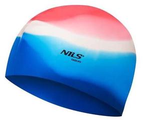Peldcepure Nils Aqua NQC Multicolor, zila krās./balta krās./rozā krās.