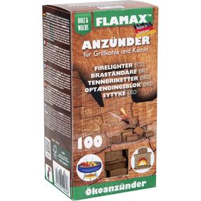 Grila iekuris Flamax Ecological ignition cubes, 100 gab.