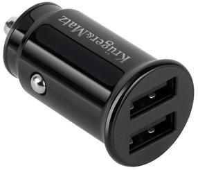 Automobilinis įkroviklis Kruger&Matz Dual, USB Type C/USB Type A, juoda sp.