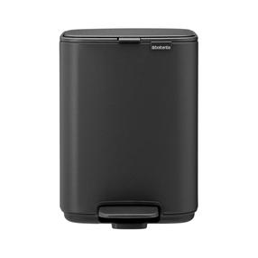Šiukšliadėžė Brabantia Bo, mineral infinity gray sp., 4 l, 26.8 cm x 20.5 cm
