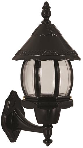 Sieninis lauko šviestuvas Opviq BAP-68184-BSY, 60W, E27, IP65, juoda sp., 30 cm x 33 cm