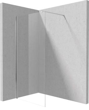 Стенка для душа Deante Kerria Kerria Plus, 100 см x 200 см, хромовый цв./закаленный