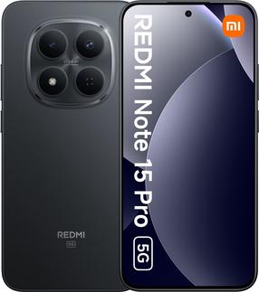 Mobiiltelefon Xiaomi Redmi Note 15 Pro 5G, 256 GB, must v.