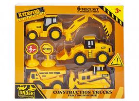 Automobilių rinkiniai Xtreme Construction, geltona sp.