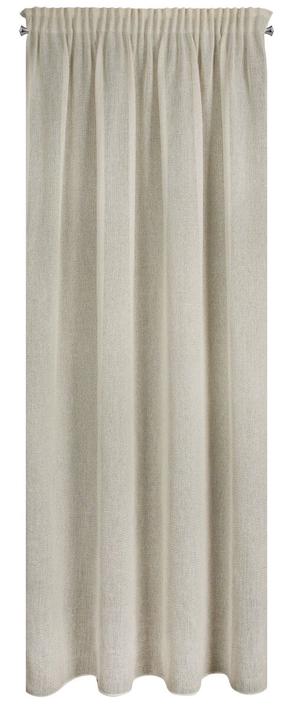 Naktinė užuolaida Emilia, kreminė sp., 140 cm x 270 cm