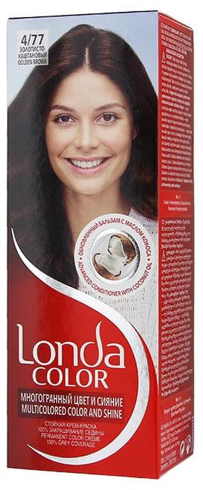 Juuksevärv Londa Color, kuldpruun v., 4/77, 110 ml