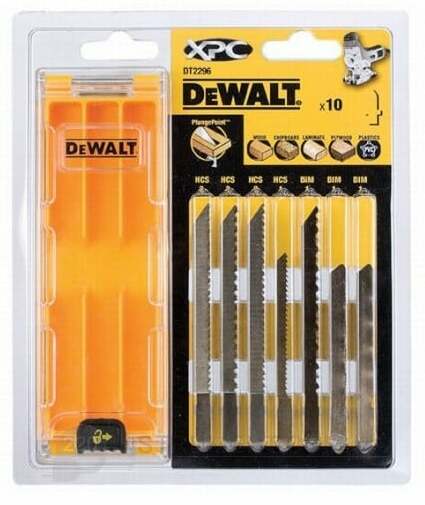 Saetera komplekt Dewalt DT2296-QZ, 7.5 cm, 10 tk