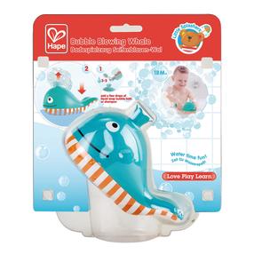 Игрушечное животное, кит Hape Bubble E0216, синий цв.
