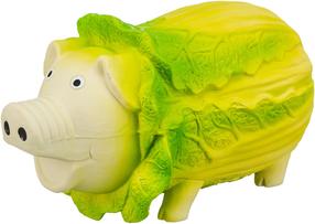 Rotaļlieta sunim, graužammanta suņiem Trixie Cabbage Pig, 23 cm, zaļa krās.