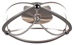 Šviestuvas lubų Trio Charivari 621210107, LED, 3000 °K, 1 x 20 W, nikelio sp. / nikelio sp.