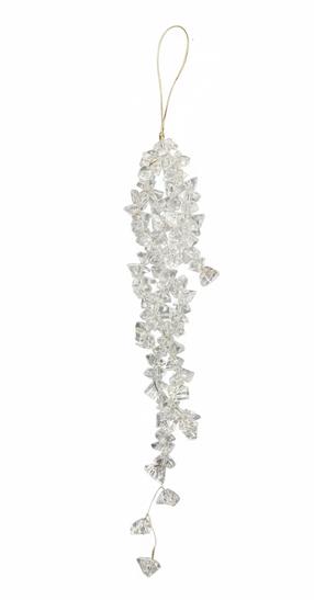 Kalėdinė dekoracija Christmas Touch Crystal, skaidri sp., 30 cm
