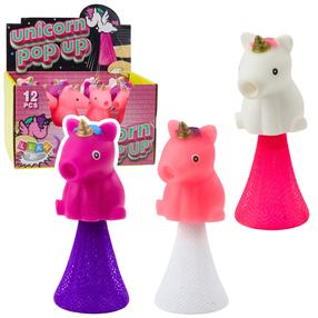Фигурка-игрушка, единорог Lean Toys Pop Up, 10 см, (цвет/дизайн выбирается случайным образом)