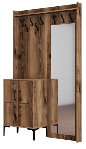 Esiku mööblikomplekt Kalune Design Berlin BC, sise, pähklipuu v.