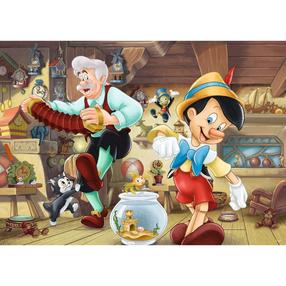 Dėlionė Ravensburger Disney Collector'S Edition - Pinocchio, 70 cm x 50 cm, 1000 vnt.
