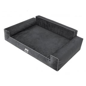 Guļvieta mājdzīvniekiem Hobbydog Glamour New Fancy GLNCZF4, melna krās., XL