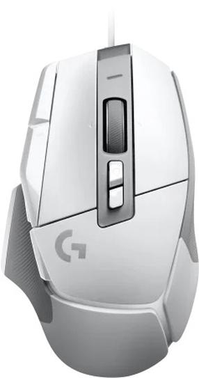 Vadu spēļu pele Logitech G502 X, balta krās.