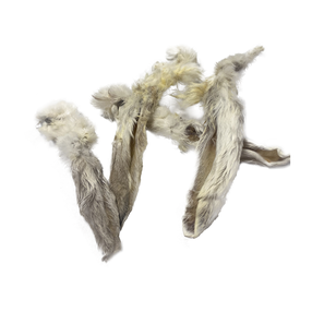 Skanėstas šunims Grizy Rabbit Ears with Feather, triušiena, 0.5 kg