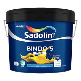Krāsa Sadolin Bindo 5, balts krās., 9 l