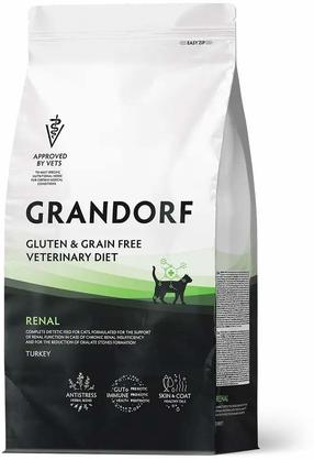 Sausas kačių maistas Grandorf Renal GVCD0302, kalakutiena, 2 kg