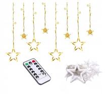 Lempučių girlianda Stars, 3 m, šiltai balta sp., 92 LED