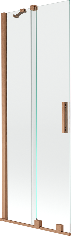 Vonios sienelė Mexen Velar II, 75 cm x 150 cm, brushed copper sp./grūdintas