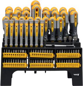 Kruvikeeraja ja otsiku komplekt Vorel T60750, 100 tk