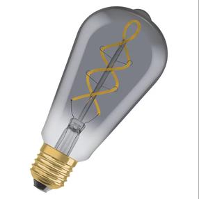 Spuldze Osram Vintage Smoke LED, 1800 °K, E27, 4 W, 140 lm