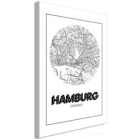 Reprodukcija Artgeist Retro Hamburg, k-a-0447-b-a, 60 cm x 90 cm