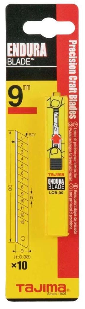 Murtavad noaterad TAJIMA, 8 cm, roostevaba teras, 10 tk
