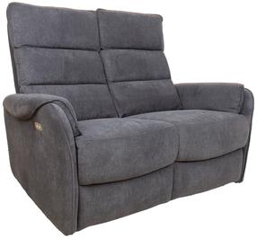 Sofa Home4you Bowers 2-Seater, pilka sp., 135 x 98 cm x 109 cm