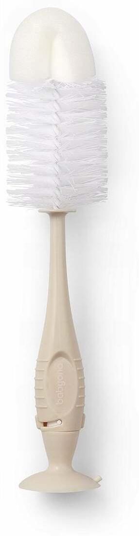 Pudelihari Baby Ono 728/05, 28 cm, valge v./pruunikas v., nailon