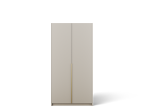 Riidekapp ADRK Bergma II, kuld v./kašmiir v., 58 cm x 100 cm x 204 cm