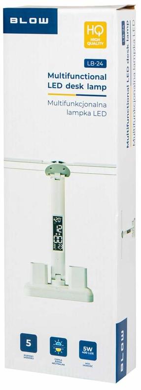 Galda stāvlampas Blow 44-189, LED, 5W, balta krās./balta krās.