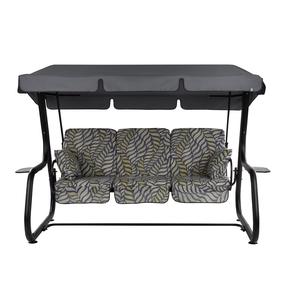 Lauko sūpynės Patio Rimini Black Edition, ruda sp./juoda sp./pilka sp., 222 cm x 143 cm x 173 cm
