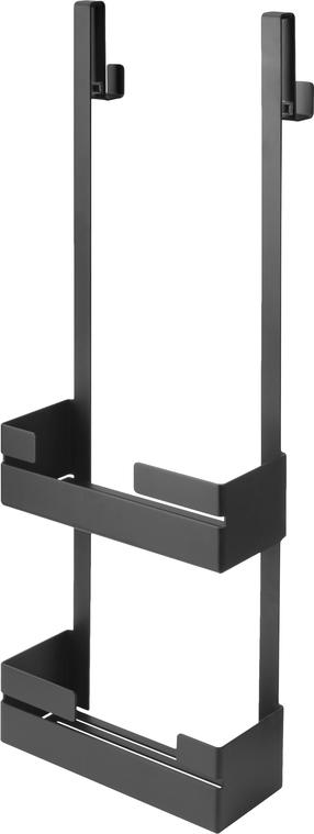 Dušo lentynėlė Deante Mokko, 10 cm x 76 cm x 25 cm, juoda sp.
