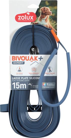 Šuns pavadėlis Zolux Bivouak, mėlyna sp., 15 m