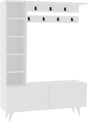 Prieškambario baldų komplektas Kalune Design Bahar, vidaus, balta sp.