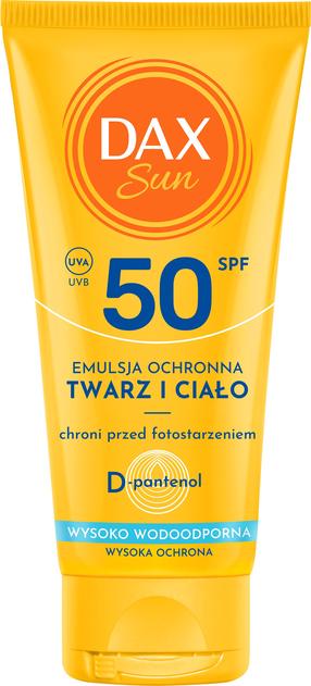 Līdzeklis iedeguma kopšanai ķermenim/sejai Dax Sun Protective SPF50, 50 ml