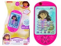 Lavinimo žaislas, mokomasis išmanusis telefonas Mattel Fisher Price Dora, 2.5 cm, rožinė sp.