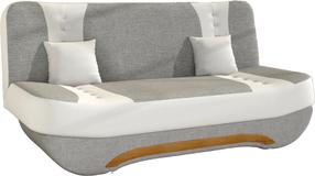 Sofa-lova Ewa II Sawana 21, Soft 17, balta sp./pilka sp., 92 x 194 cm x 95 cm