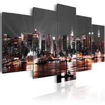 Akrilo stiklo reprodukcija Artgeist Gray City, 200 cm x 100 cm