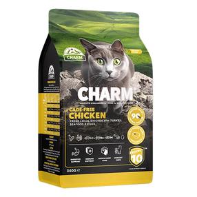 Sausas kačių maistas Charm Cage Free, vištiena, 0.34 kg