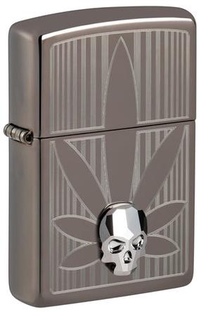 Зажигалка Zippo Cannabis 48773, нержавеющей стали цв.