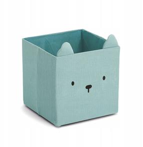 Daiktadėžė, žaislams Zeller Cozy Kids, 22 l, žydra sp., 28 x 28 x 28 cm