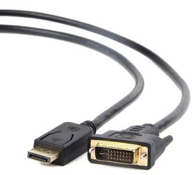 Laidas Gembird DisplayPort to DVI DVI male, Display port male, 1 m, juoda sp.
