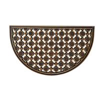 Durų kilimėlis Domoletti VCW3585, aukso sp./juoda sp., 45 cm x 75 cm x 1 cm