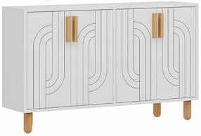 Консольный стол Kalune Design Rodney, белый цв., 29.6 см x 120 см x 73.6 см