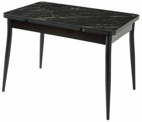Valgomojo stalas išskleidžiamas Kalune Design Kent 952, juoda sp./marmuro sp., 110 - 170 cm x 70 cm x 75 cm